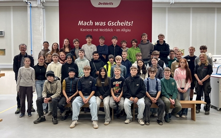 Betriebsbesichtigung Dethleffs - Klasse 8a, 8b